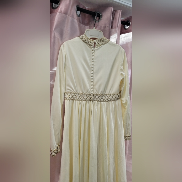 Vintage 1970 boho wedding dress. - Picture 3 of 5